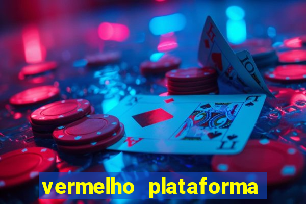 vermelho plataforma de jogos